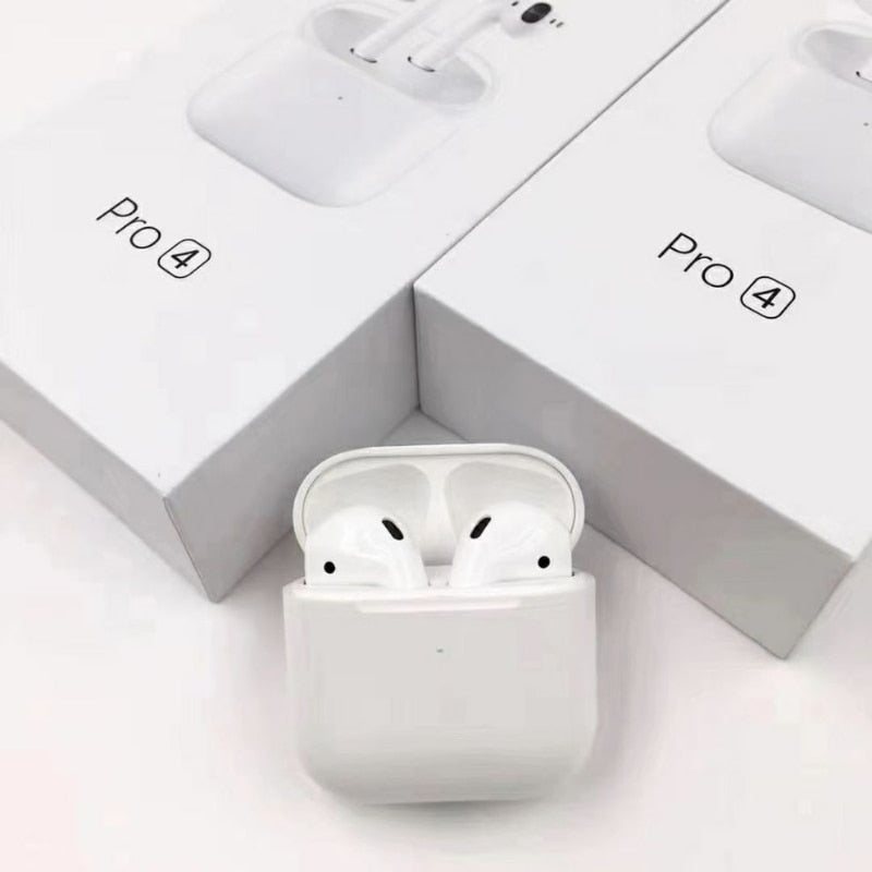 Airpod Pros 4 TWS Wireless 2024 Bluetooth Earphones Mini Pod Earbuds Apple